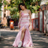 Rosé Riot Pink Long Dress